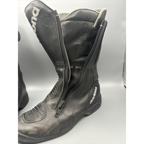 Daytona Racing / Touring Motorcycle Black Boots Size EU 38 Read